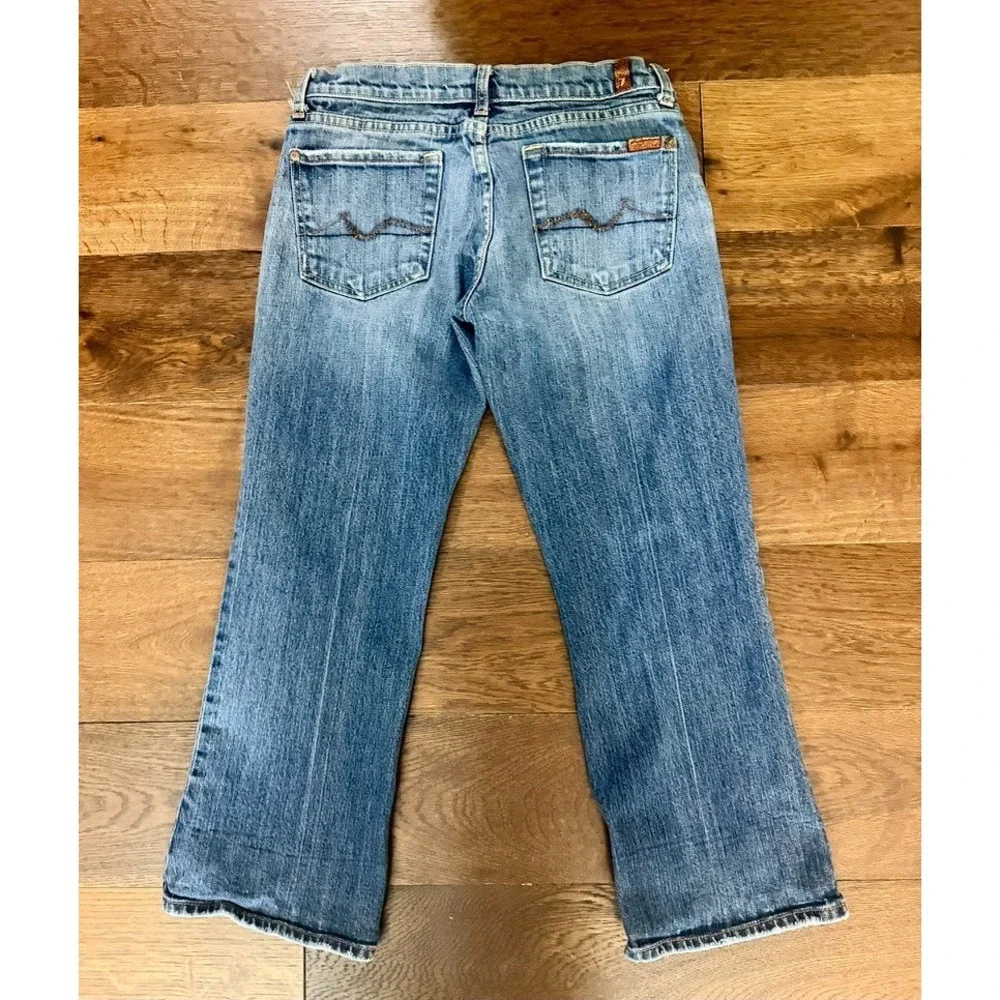 7 For All Mankind‎ Dojo Bootcut Jeans Women's Blue Denim Size 29